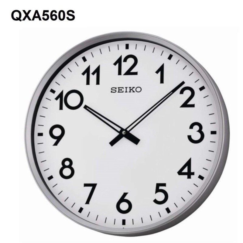 SEIKO CLOCKS นาฬิกาแขวนไชโก้  รุ่น  QXA560 นาฬิกา Seiko ของแท้ประกันศูนย์ 1 ปี QXA560A / QXA560S /นาฬิกาแขวนผนัง