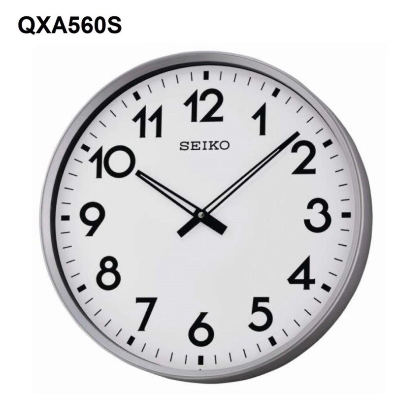 SEIKO CLOCKS นาฬิกาแขวนไชโก้  รุ่น  QXA560 นาฬิกา Seiko ของแท้ประกันศูนย์ 1 ปี QXA560A / QXA560S /นา