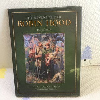 THE ADVENTURES OF ROBIN HOOD หนังสือนิทานคลาสสิค ปกแข็งมือสอง-cb2