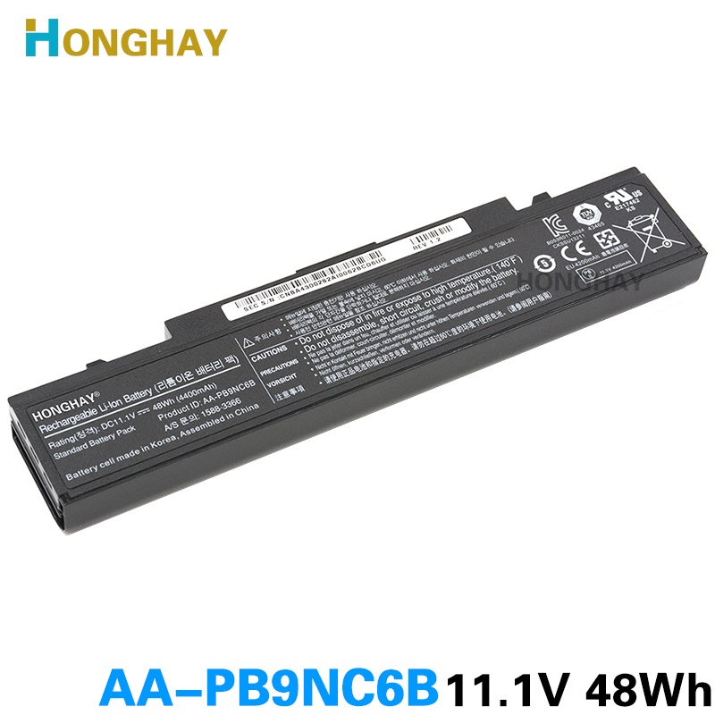 ❤❤HONGHAY AA-PB9NC6B Laptop Battery For Samsung PB9NS6B PB9NC6B R580 Q460 R468 R525 R429 300e4a RV51