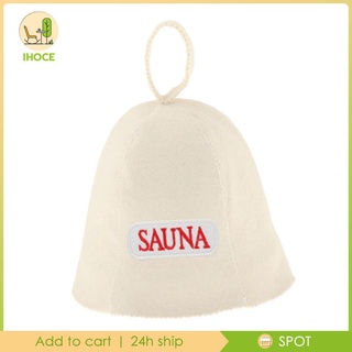 Sauna Hat, Russian Banya, Cap, 100% Wool Felt Lightweight Head Protection for Women Men SPA Bath Shower Classic Style