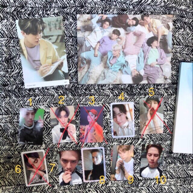 PresentYou|Miracle|Jus2|Nanana Got7 การ์ด/Lyrics ปฏิทิน calendar