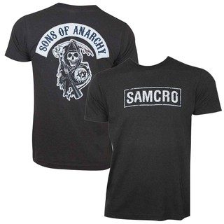 เสื้อยืดพิมพ์ลาย Sons of Anarchy samcro Hirt สำหรับผู้ชายสามารถปรับแต่งได้