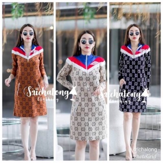 sale!!เดรสไหมพรมงานดีเว่อร์b