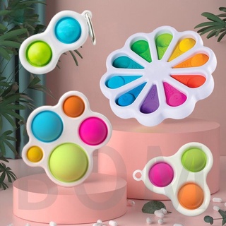 ของเล่น Pop It Simple Dimple Fidget Toy Flower Pop It Murah สําหรับเล่นคลายเครียดความวิตกกังวลความวิตกกังวล