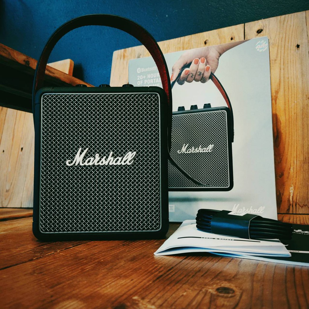 MARSHALL ลำโพงไร้สาย (สีดำ) รุ่น Stockwell II