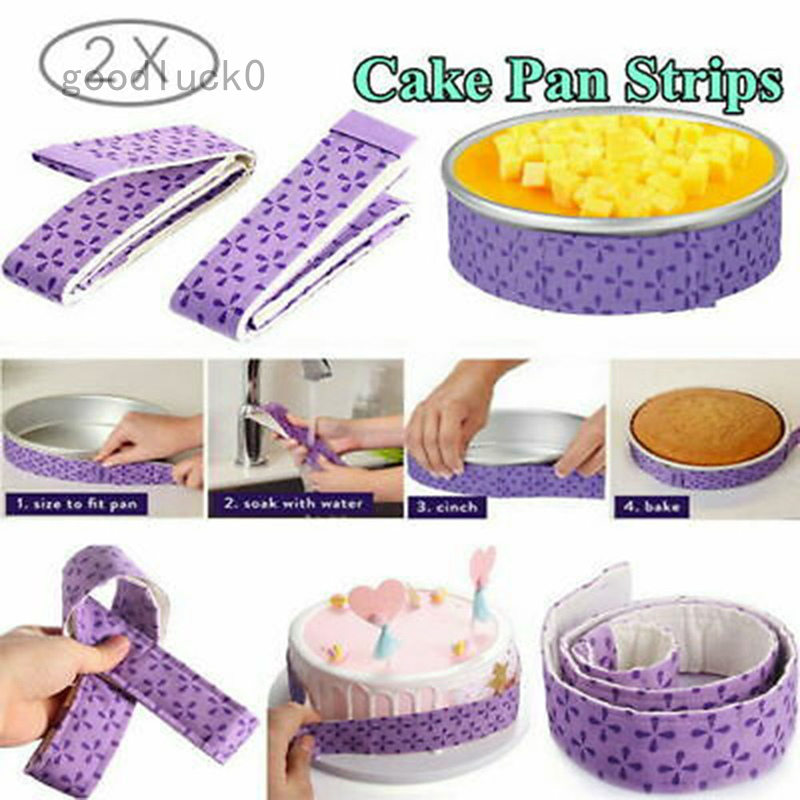 Baking cake mold baking tray protection strap cloth strip.