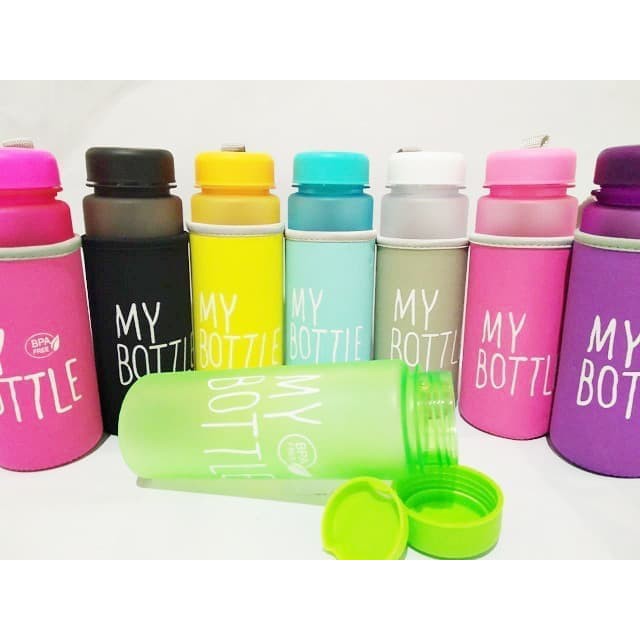 My Bottle matte + Pouch Infused Water Color 500ml - ขวดดื่ม B03-6A