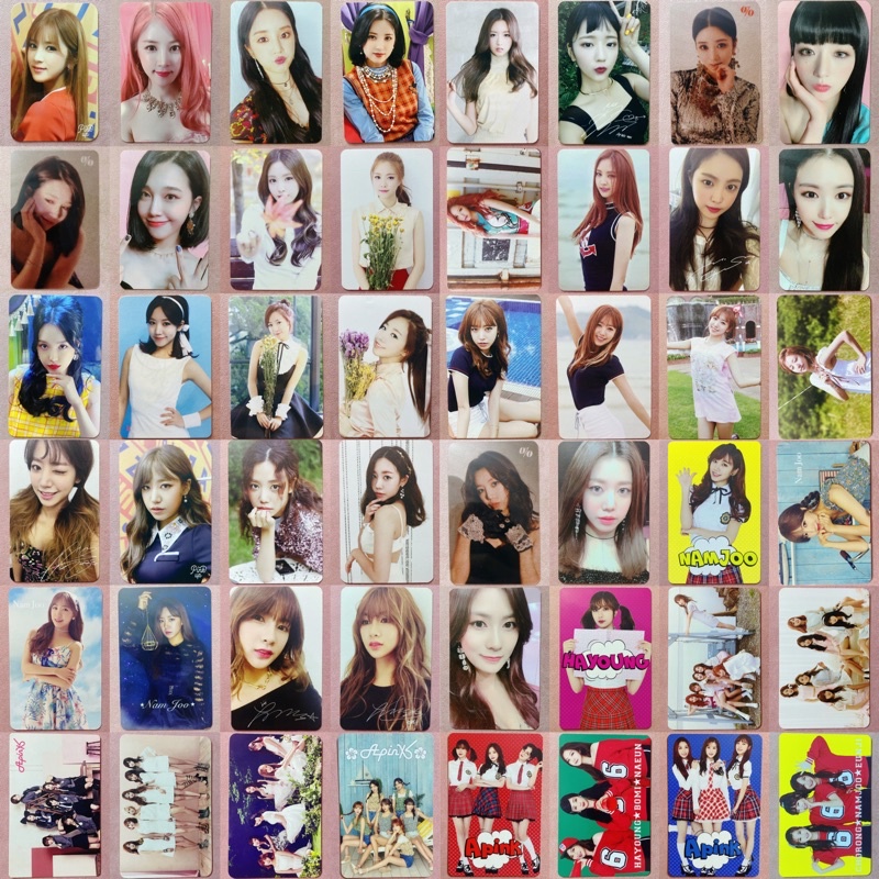 Apink - Chirong Bomi Eunji Naeun Namjoo Hayoung การ์ดรูปถ่ายอย่างเป็นทางการ