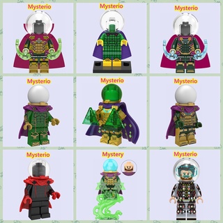 Lego ของเล่นตัวต่อ ตุ๊กตา Marvel Spider-Man Mysterio สําหรับเด็ก