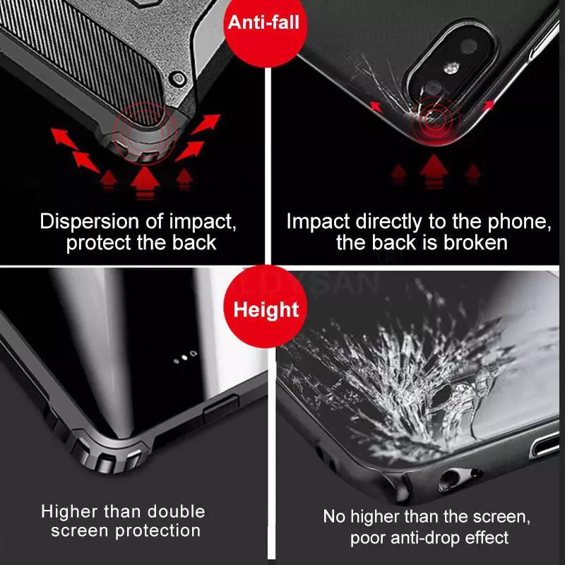 Huawei P30 P20 Pro P20 P30 Lite Nova 3i 3e 4e กันกระแทกผสมเกราะเกราะหยาบกันชน Hard Work โทรศัพท์มือถือกรณี