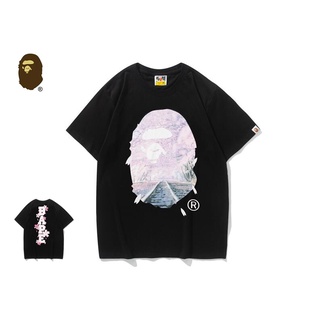 [S-5XL] เสื้อยืดแขนสั้น พิมพ์ลายพราง Bape 3800 แฟชั่นสําหรับผู้ชาย และผู้หญิง