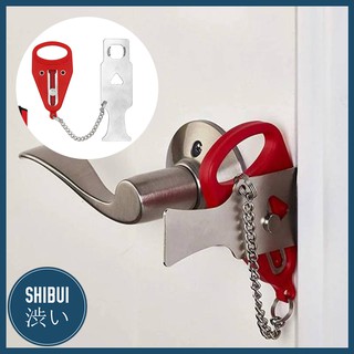 SHIBUITH พร้อมส่งจากไทย PORTALBLE Door Lock ที่ล๊อกประตู ที่ล๊อกประตูแบบพกพา ถูกที่สุด