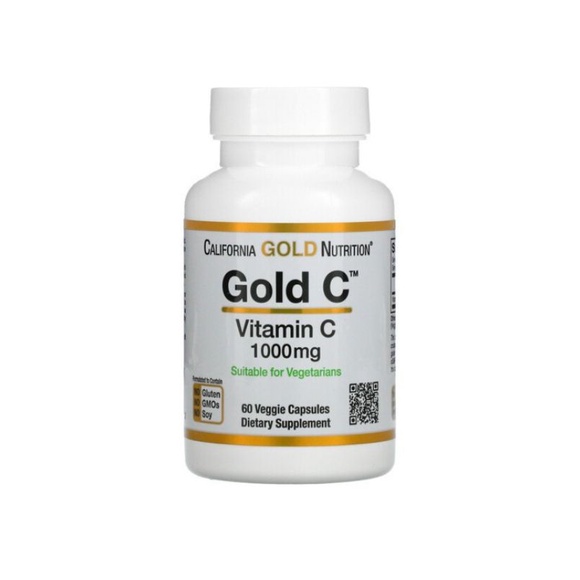 พร้อมส่ง🔥 ของแท้จาก 🇱🇷 วิตามิน ซี Vitamin C ยี่ห้อ California Gold 1000 mg 60 เม็ด