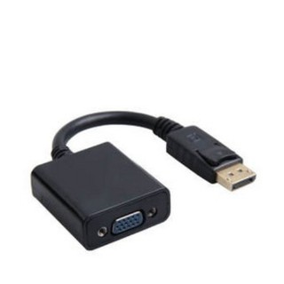 Di shop Black Display Port DP Male to VGA Female Adapter Cable