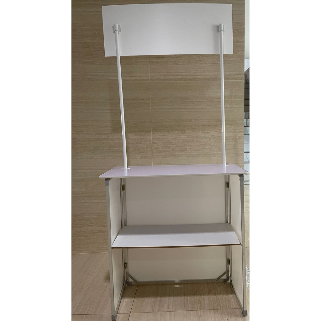 โต๊ะแสดงสิ้นค้า โต๊ะออกบูธ เคาท์เตอร์แสดงสินค้า เคาท์เตอร์ออกบูธ อลูมิเนียม  Aluminum Portable Trade Show Counter( TA) - รูปที่ 7