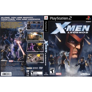 X-MEN LEGENDS 1 [PS2 US : DVD5 1 Disc]