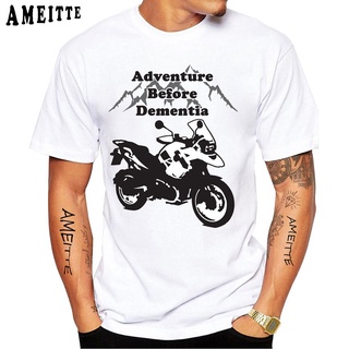 เสื้อยืดผู้ Tuxinhe เสื้อยืดแขนสั้นลําลอง พิมพ์ลาย Adventure Before Dementia สีขาว แฟชั่นฤดูร้อน สไตล์วินเทจ สําหรับผู้ช