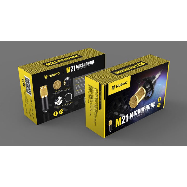nubwo M21 ไมโครโฟนคอนเดนเซอร์ USB