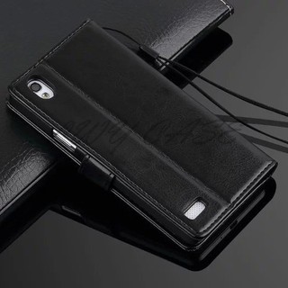 Oppo Mirror 5 / 5s Retro Flip Wallet Leather Case