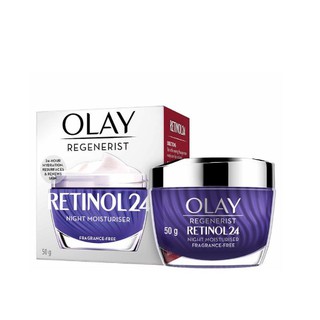 Olay Regenerist Retinol24 Night Moisturizer โอเลย์ รีเจนเนอรีส เรตินอล24 มอยเจอร์ไรเซอร์ 50กรัม ครีมบำรุงผิวหน้ากลางคืน