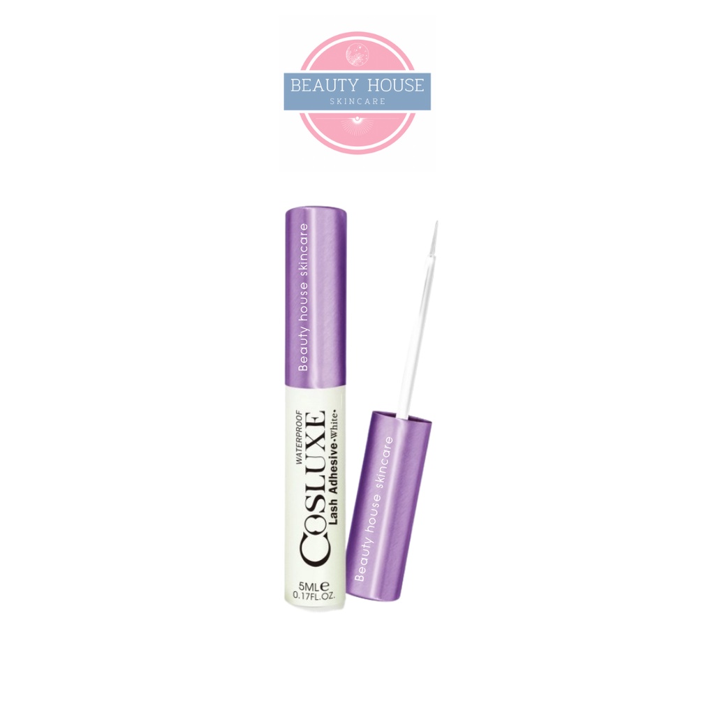 [ถูก&แท้] COSLUXE กาวติดขนตา สีขาว 💜 กาวติดขนตาปลอม คอสลุคส์ ล็อคขนตาสวยปัง นาน 12ชั่วโมง