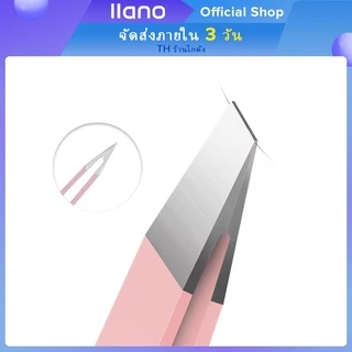 Llano แหนบถอนคิ้ว ขนคิ้ว ดึงขน สเตนเลส สำหรับคิ้ว ขนตา เครื่องมือแต่งหน้า