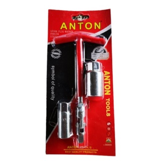 ชุดบล็อกถอดหัวเทียน ANTON ตัวทีข้ออ่อนบล็อคถอดหัวเทียน ลูกบล็อกเบอร์ 16 และ 21 mm ถอดหัวเทียน คอยหัวเทียน