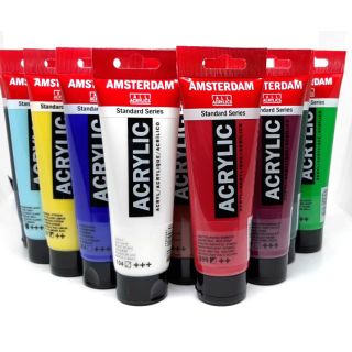 สีอะครีลิค AMSTERDAM 120ml.(ราคาต่อหลอด)