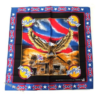 ผ้าลายนกอินทรีย์เท่ๆ ใช้โพกหัวพันคอได้ (Eagle Fly Bandana)