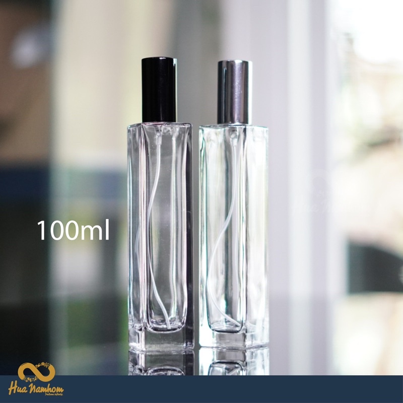 ขวดสเปรย์ ทรงสี่เหลี่ยมสูง ฝาและหัวสเปรย์อย่างดี 30-100ml