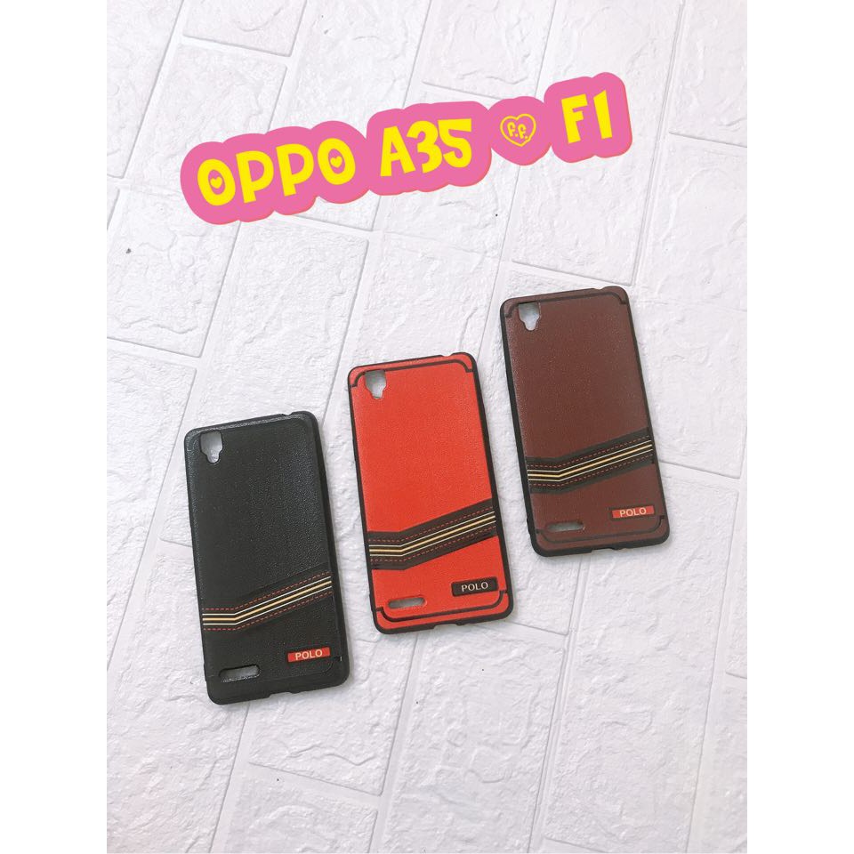 POLO LEATHER CASE สําหรับ OPPO F1/A35
