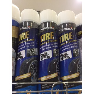 Visbella Tire Foaming Claener น้ำยาโฟมเคลือบเงาล้อ ยางรถยนต์ 600 ml.