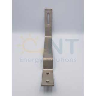 Flat Tile Roof Hook อุปกรณ์ยึดรางแผงโซล่าเซลล์ Solar Mounting ชนิดยึดกับโครงหลังคาแบบเรียบ