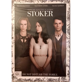 ดีวีดี Stoker สโตกเกอร์ อำมหิต พิศวาสร้อน  (แนวระทึกขวัญ) (มีพากย์ไทย+อังกฤษ+บรรยายไทย) แผ่นแท้มือ1แผ่นหายาก