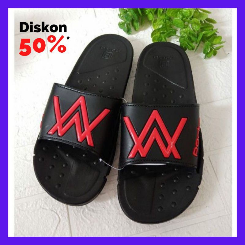 MENS รองเท้าแตะ SLOP สําหรับผู้หญิง / ALAN WALKER SLOP SANDALS / SABดาล SLIDES MEN WOMEN SIZE 39-44 