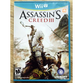 Assassins Creed 3 WiiU US (ENG) สำหรับสายสะสม