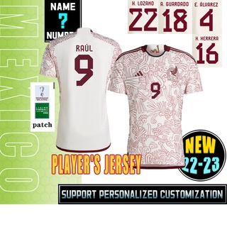 Mexico 22-23 【ผู้เล่น】เสื้อฟุตบอล สีแดง และสีขาว ไซซ์ S-2XL * สั่งทําจากสต็อก*