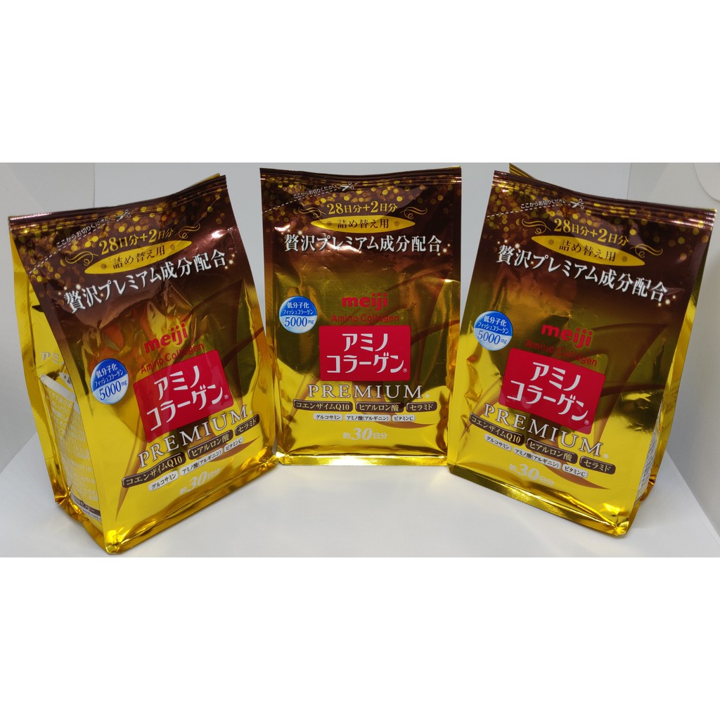[ส่งไวทันใจ] Meiji Collagen Premium ขนาด 30 วัน  ของแท้ 💯% นำเข้าจากประเทศญี่ปุ่น [Lot ใหม่]