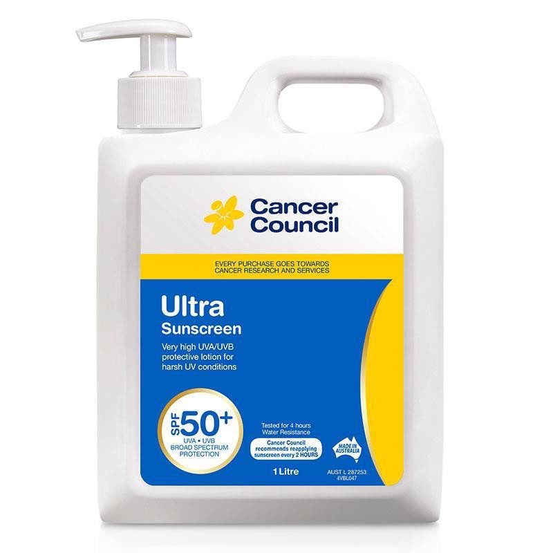 พร้อมส่ง!!! Cancer Council Ultra Sunscreen 1L. (Exp.8/2026)
