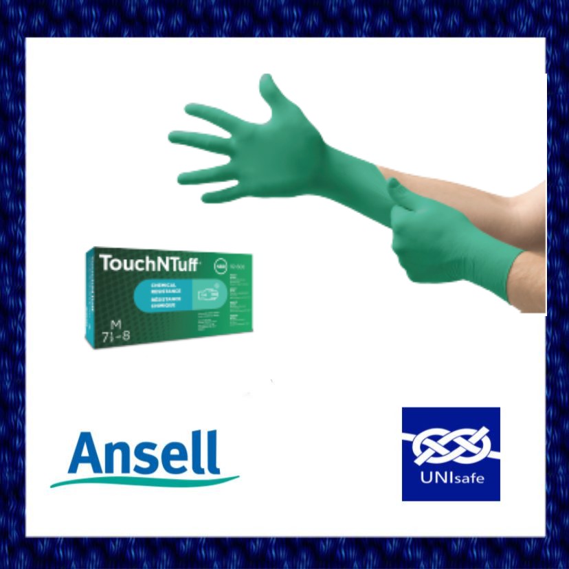 ANSELL TouchNTuff 92-600 ถุงมือไนไตรแบบใช้แล้วทิ้ง 92600070 / 92600080 / 92600100