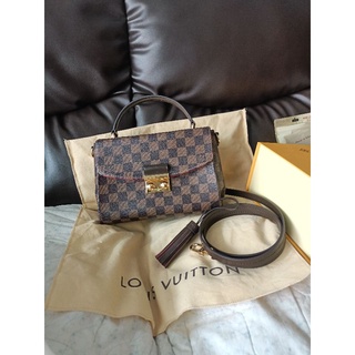 Lv croisette damier original 25cm used bag like new