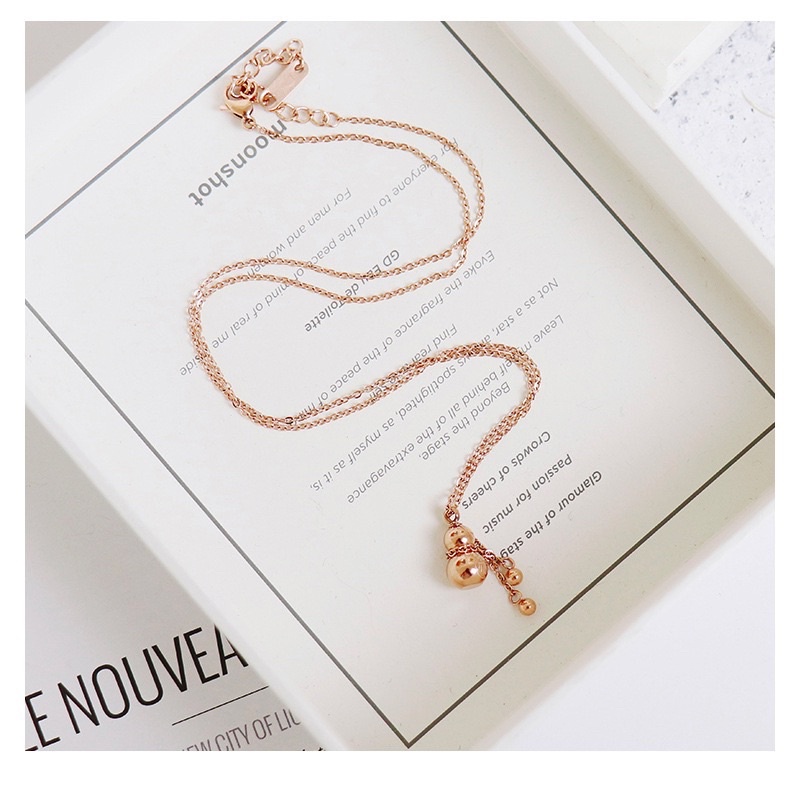 สินค้าพร้อมส่ง สร้อยน้ำเต้า ไม่ลอกไม่ดำ สรอยคอจี้ เครื่องประดับ สร้อยคอ ห้อยแบบน้ำเต้า สแตนเลสแท้