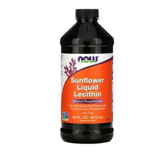 Now Foods, Sunflower Liquid Lecithin 16 fl oz (473 ml)