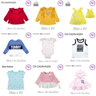 เสื้อเด็กหญิง เสื้อเด็กชาย Tommy, CK, Juicy, Kids Headquarters (พร้อมส่ง)