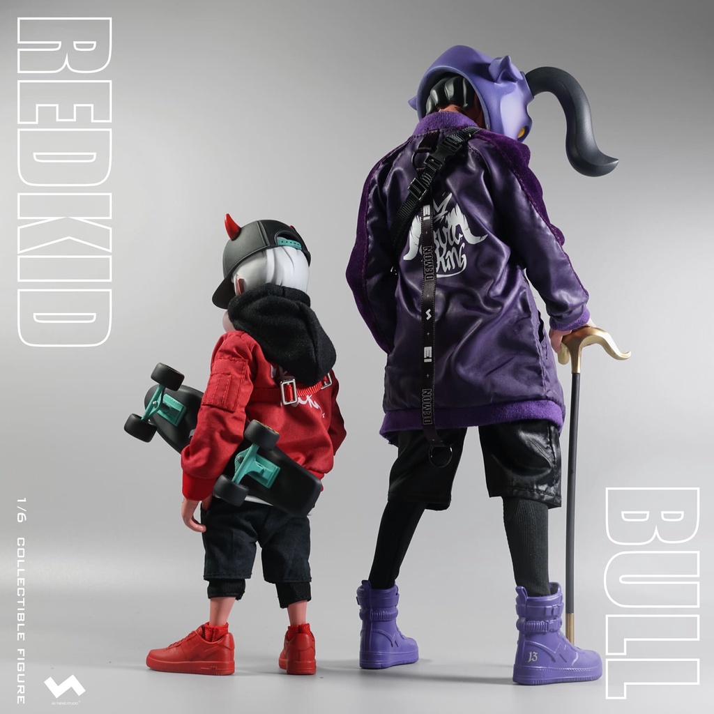 🔰NEW ❇️ JT Studio // Bull & RedKid // Action Figure 1/6
