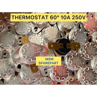 เทอร์โมสตัท 60° 10a 250V