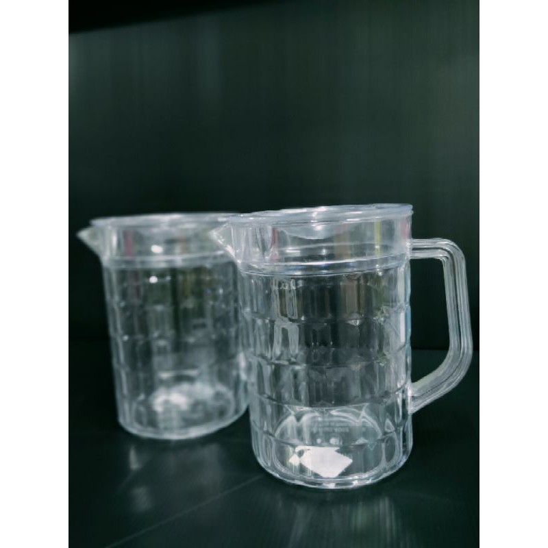 เหยือกน้ำ พลาสติก รูปเหลี่ยมเพชร เหยือกน้ำเพชร (ไดมอนด์ )เหยือกน้ำ PS ขนาด 1,000ml. - รูปที่ 2