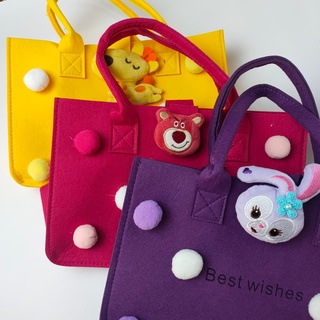 กระเป๋าผ้า กระเป๋าอเนกประสงค์ 8*12" กระเป๋าเด็ก ขนาด 18*30*20 CM