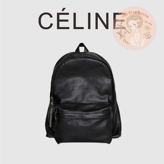 Shopee ลดกระหน่ำ 🔥ของแท้ 100% 🎁Celine Brand New Medium Smooth Calf Leather Backpack